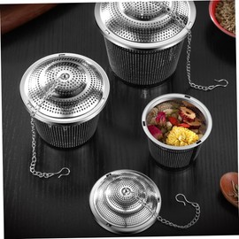 BUGUUYO Stainless Steel Spice Filter Ball Mesh Strainer for Seasoning Tea Easy to Clean Safe for Home Restaurant Use for Cooking Infusing