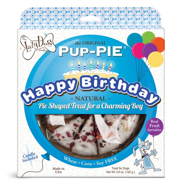 The Lazy Dog Cookie Co. Original Pup-Pie, Happy Birthday for