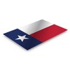 Smile Art Design Texas State Flag Glossy Metal Wall Art