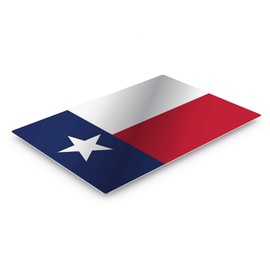 Smile Art Design Texas State Flag Glossy Metal Wall Art Metal Print State Capital of The USA Flag US State Flag Living Room Office Wall Decor Home Decor-%100 Made in The USA- 11x17