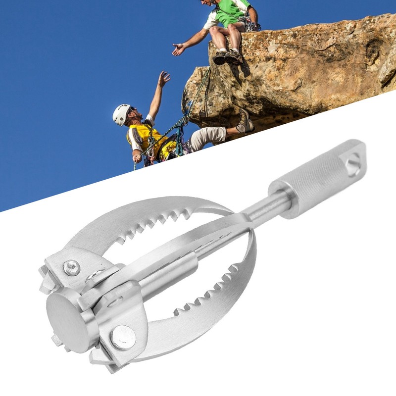 Grappling Hook with 4 Folding Claw Stainless Steel Multifunctional Outdoor