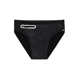 Schiesser Men's Swimming Trunks with Pocket, Black (Black 000)
