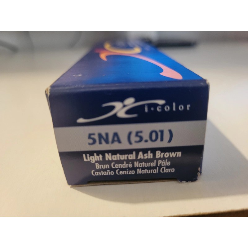 i-Color Permanent Conditioning Cream 5NA (5.01) Light Ash Brown 2oz