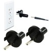 Desco Banana Jack Outlet Plug Adapter | Universal Ground Connection