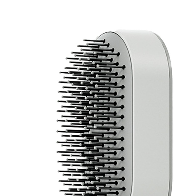 Cushion Hair Brush Self Cleaning Scalp Massage Rounded Comb Teeth