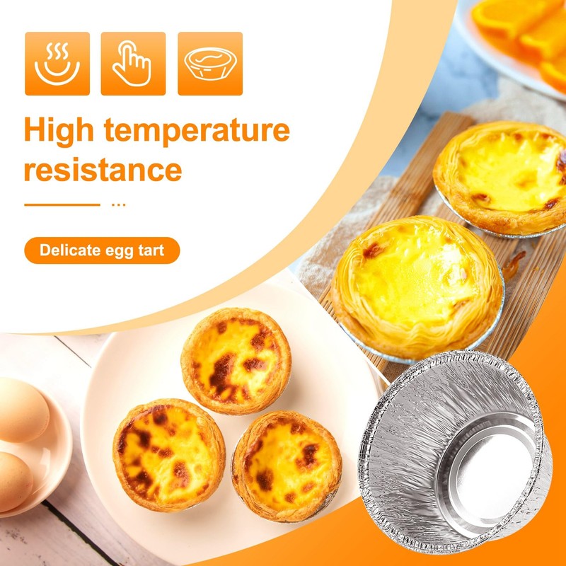 FutureHight Aluminium Foil Ramekin Aluminium Foil Paper Cups Pack of