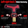 LEONTOOL T-Handle Ratchet Wrench Screwdriver Set of 18 T-Handle Ratchet