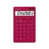 Sharp EL-N802 Design Calculator, Nice Size, 12-Digit, red