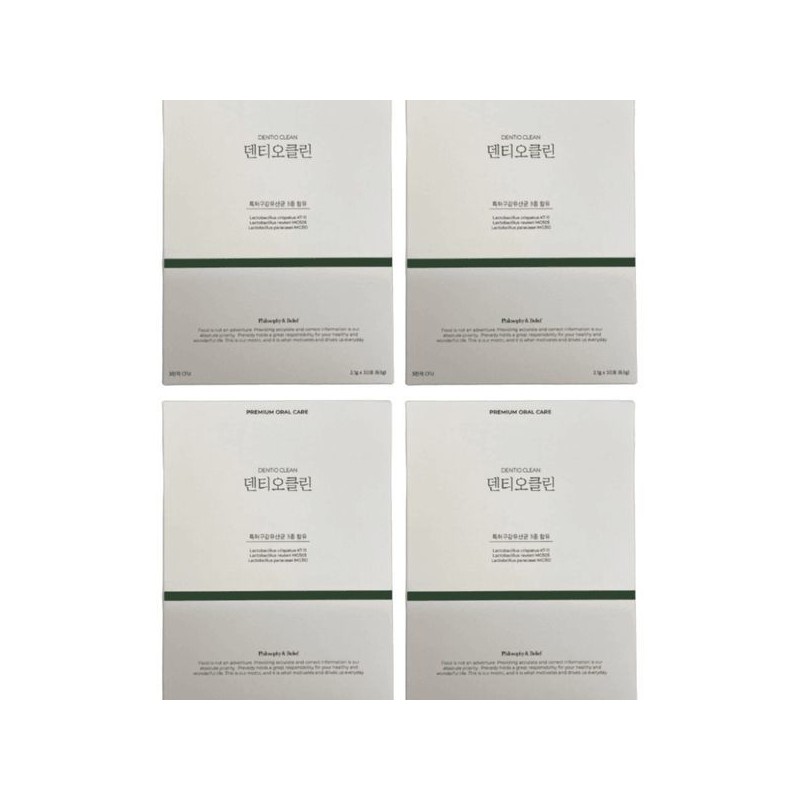 Dentios Dentioclean 30 packs X 4 boxes Oral probiotic oral
