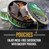 1 Can, BaccOff Wintergreen Pouches, Strong Wintergreen and Salty, Rich