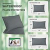 Safe and Sound Zipper Waterproof Pillow Protector, Viscose Standard Size