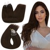 Ugeat Real Hair Extensions, Bonded Micro Ring Cold Fusion Extensions,