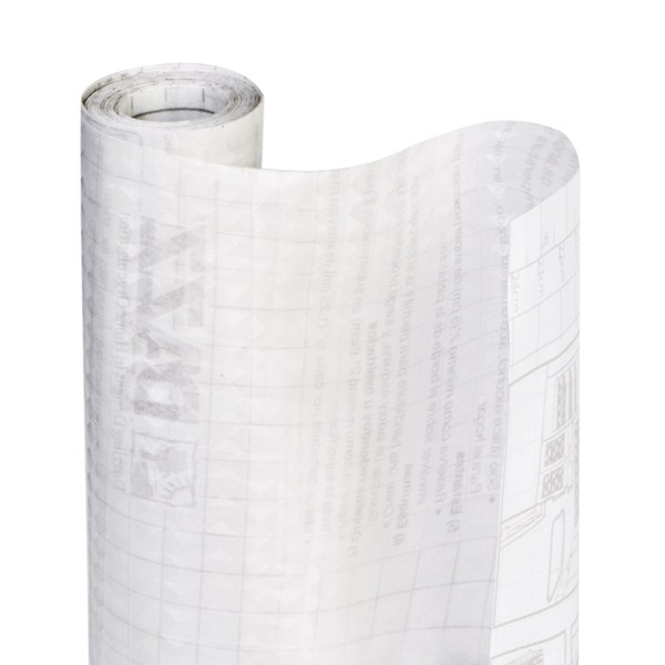 Smart Design Textured Adhesive Shelf Liner - 18 Inch x 20 Feet - Drawer Cabinet Paper - Kitchen - Textured Pyramid