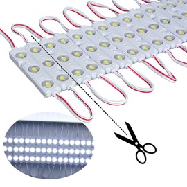 20 FT Store Window Light Kits Storefront Strip Light White Lighting 5730 Module Lights with AC Power Plug ON/Off Switch for Indoor Outdoor Advertisement Letter Design Storefront Signage Led Light