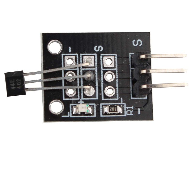 HALJIA 5Pcs KY-003 Hall Effect Magnetic Sensor Module DC 5V