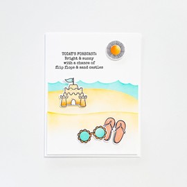 Ellen Hutson, Essentials by Ellen, Summer Doodles and Sentiments Stamp & Die Set Combo, Stamping, Papercrafts, Card Making, Scrapbooking, DIY, Beach, Summer