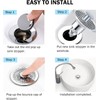 Bathroom Sink Plug with Hair Strainer, Universal Pop Up Drain
