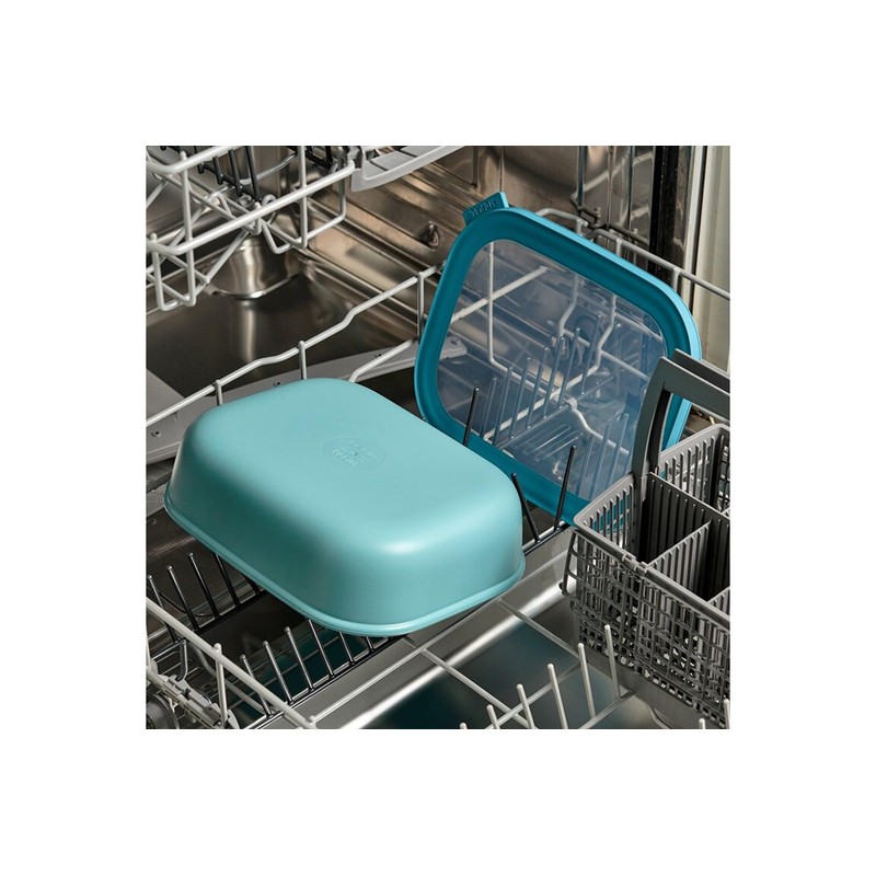 Mepal Cirqula Multi Bowl Rectangular 1500 ml Nordic Green-Food Storage