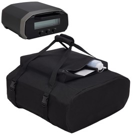 NOELIFE Carry Cover for Ooni Volt 12, Waterproof Electric Pizza Oven Cover with Top Pocket for Ooni Volt Accessories, with Padded Front Panel to Protect Class Door (Oven Not Included)