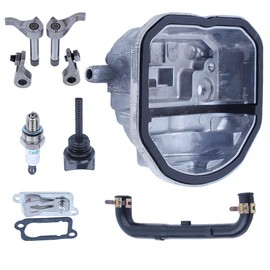 Mtanlo for Honda GX25 HHT25S Engine Part, Cylinder Head Cover Kit, 12310-Z0H-010, 14730-Z0H-000, 14740-Z0H-000, 14431-Z0H-003, 14441-Z0H-003