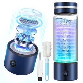 LOZLTX 5.0 Hydrogen Water Bottle Generator【Strongest H2 activity】【TOP1 0.8nm H2-O2 Separation】Hydro Water Bottle【Relief-Fatigue】Portable hydro water bottle fit Fitness & Travel 420ml