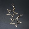 Star Dangle Earrings for Women Gold Star Drop Earrings Star