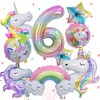 Balloons 6th Birthday Decorations for Girls, 6th Party Decoration Balloons,