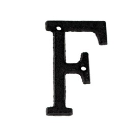 Alphabet Initial Number Metal Letter Cast Iron Industrial Garage DIY Stylish ;AVSB-087F