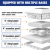 VOLISUN Solar Post Cap Lights Outdoor 4x4/6x6 Wooden/Vinyl Fence Cap