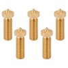 5pcs CHT V6 3D Printer Nozzle 3 Holes High Flow