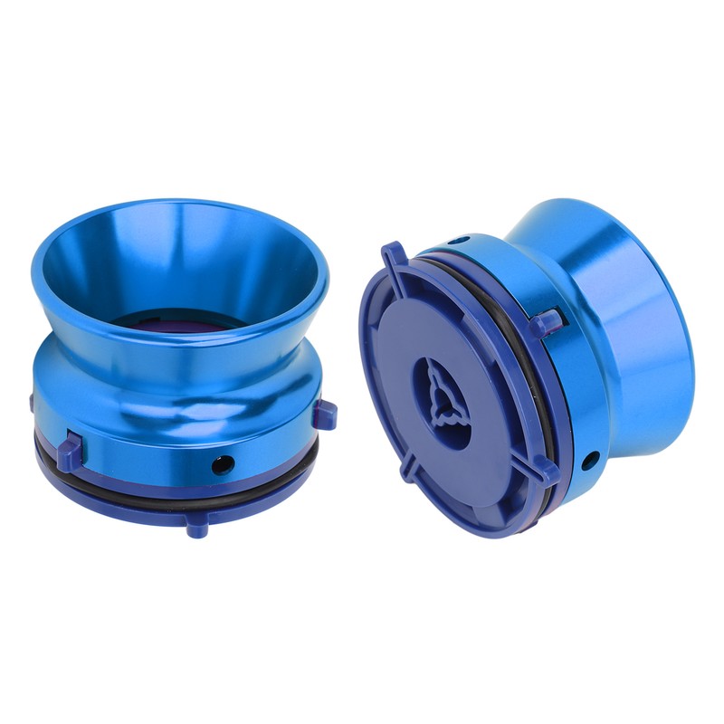 1 Pair NAB Hub Adapters Polished Aluminum Alloy Universal Loading