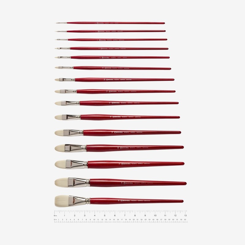 Escoda Marfil Long Handle - 4450 Bright - Size 4