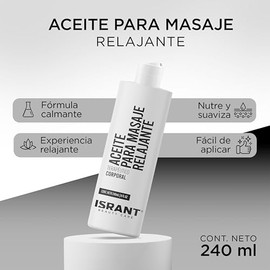 Aceite para Masaje - Relajante | Aceites Esenciales - Crema Corporal - Aceite Esencial | Aceite Corporal para Aromaterapia y Masaje | 240ml