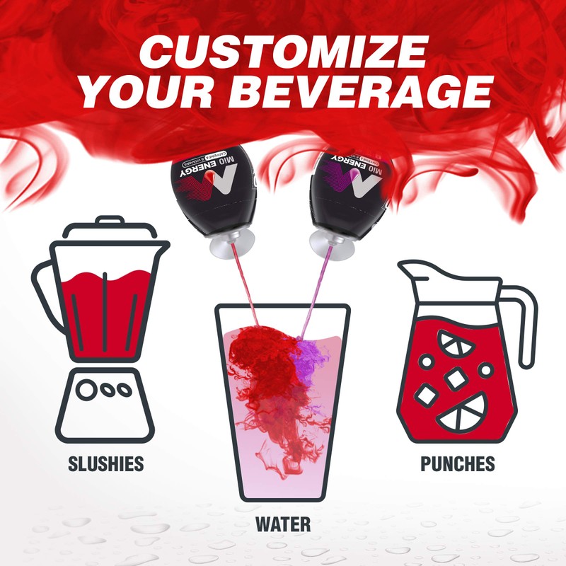 MiO Energy Black Cherry Naturally Flavored Liquid Water Enhancer, 1.62