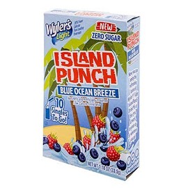 Wyler’s Island Punch Blue Ocean Breeze Zero Sugar (Pack of 1)