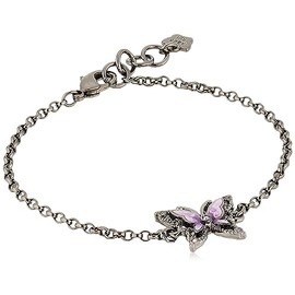 Anna Sui SAMB0842LSXV Butterfly Chain Bracelet, Metal, No Gemstone