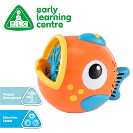 ELC Frankie the Fish Bubble Machine Indoor & Outdoor Bubble Blower ELC Bubble Fish Toys Kids Garden Bath Kids Bubbles Liquid Bubble Mix Early Learning Centre Garden Toys Bubbles For Bubbles for Kids