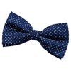 Retreez Modern Mini Polka Dots Woven Microfiber Pre-tied Bow Tie