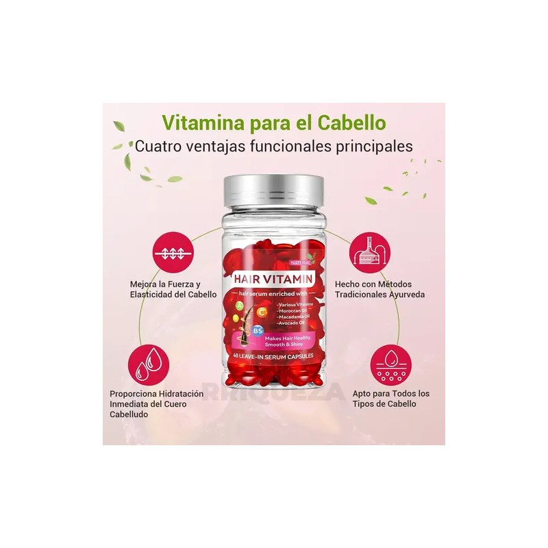 Capilar Reparación Nutrición Cápsulas Hair Vitaminas