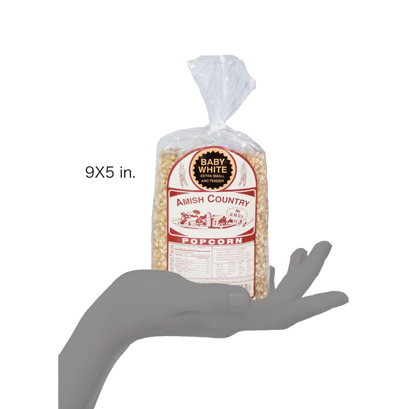 Amish Country Popcorn - Baby White Extra Small and Tender