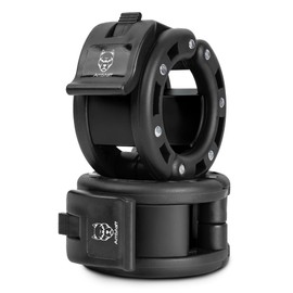 Amstaff Fitness Barbell Collars Clamps – Quick Release 2-Inch Locking Olympic Bar Collars for Weightlifting, Crossfit, Powerlifting, and Strength Training – Secure, Anti-Slip Design (Pair, Black)