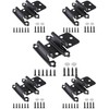 10 Pcs 1/2" Overlay Cabinet Hinges,Semi-Concealed Hinges,Self Closing for RV