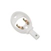 Set of indicators in white, indicator caps orange - for