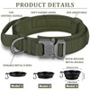 COOYOO Dog Collar,3 Piece Set Tactical Dog Collar, Adjustable Military