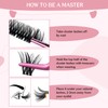 Cluster Eyelashes, Pack of 72 Eyelash Clusters, DIY Eyelash Extensions,
