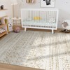 Area Rug for Living Room Bedroom, 5x7 Washable Rugs Golden