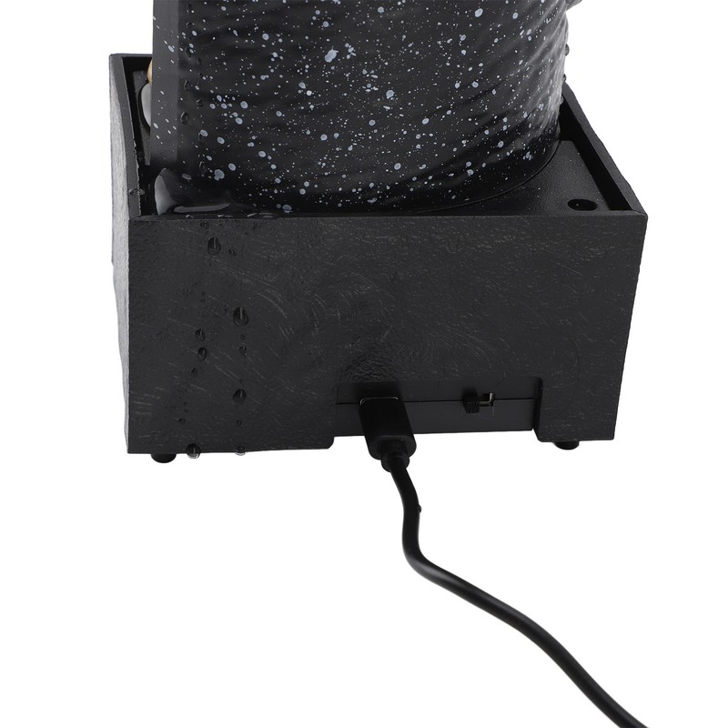 Tabletop Fountain Circulating Water Decorative USB Desk Waterfall Fountain with