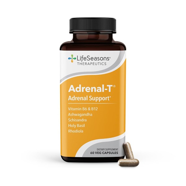 LifeSeasons Adrenal-T - Adrenal Fatigue Support Supplement - Helps Lower