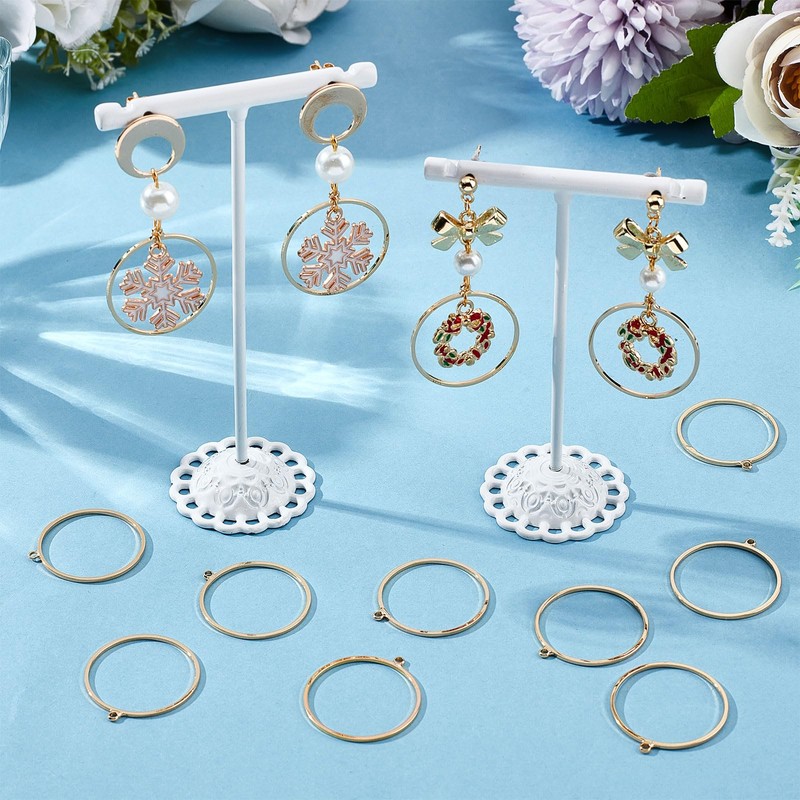 Beebeecraft 1 Box of 20 Round Bezel with Open Back