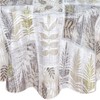 Newbridge Arezzo Contemporary Leaf Print Vinyl Flannel Backed Tablecloth -